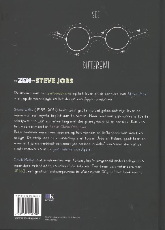 Achterkant van De zen van Steve Jobs