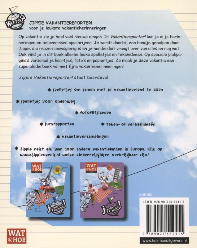 Achterkant van Vakantiereporter