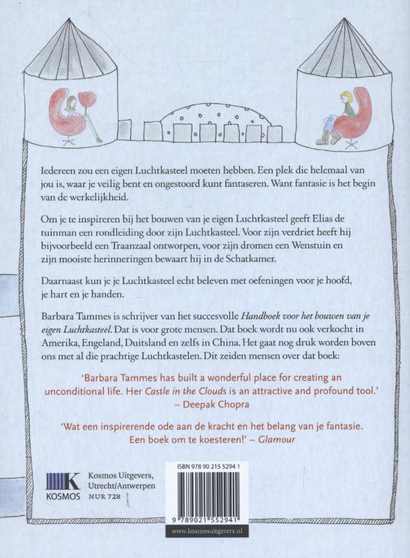 Achterkant van Handboek luchtkastelen bouwen voor kinderen