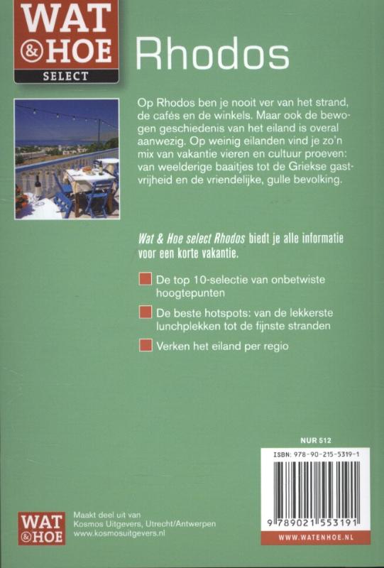 Achterkant van Rhodos