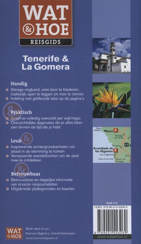 Achterkant van Tenerife & la Gomera