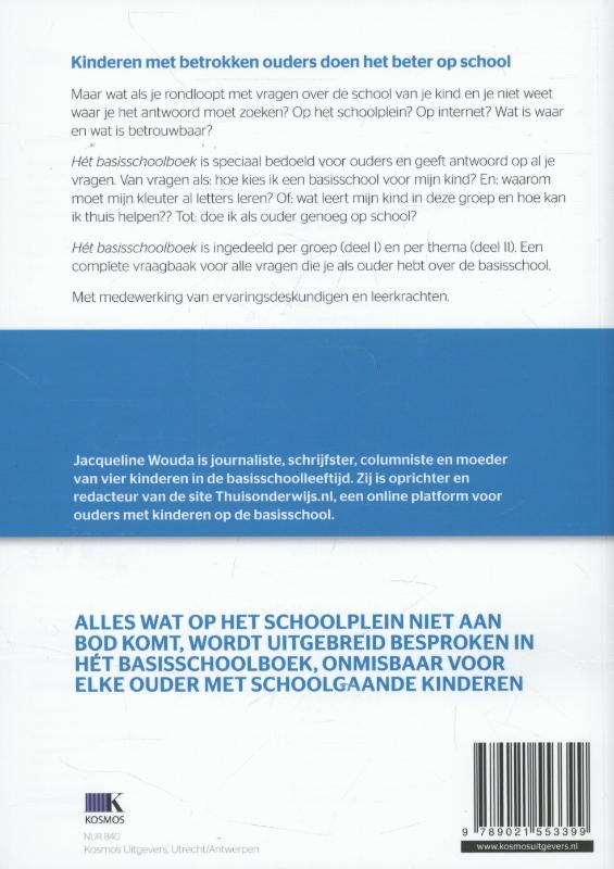 Achterkant van Het basisschoolboek