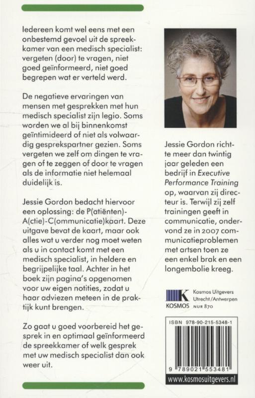 Achterkant van Zo praat je met je arts
