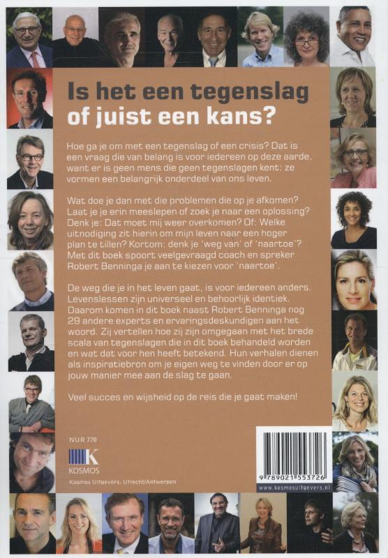 Achterkant van Is het een tegenslag of juist een kans?