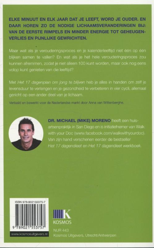 Achterkant van Het 17 dagen plan om jong te blijven