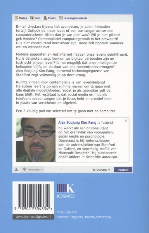 Achterkant van Verslaafd aan afleiding