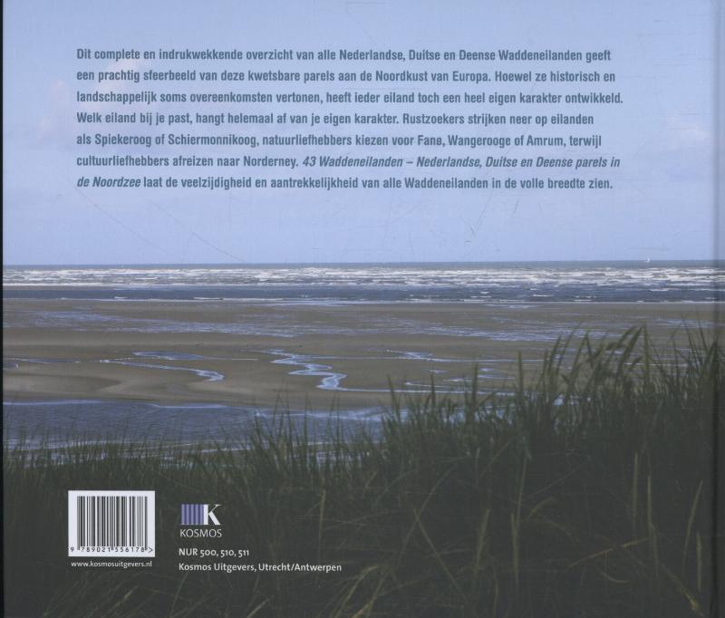 Achterkant van 43 Waddeneilanden