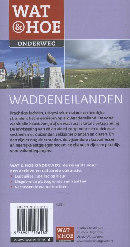 Achterkant van Wat & Hoe Onderweg Waddeneilanden
