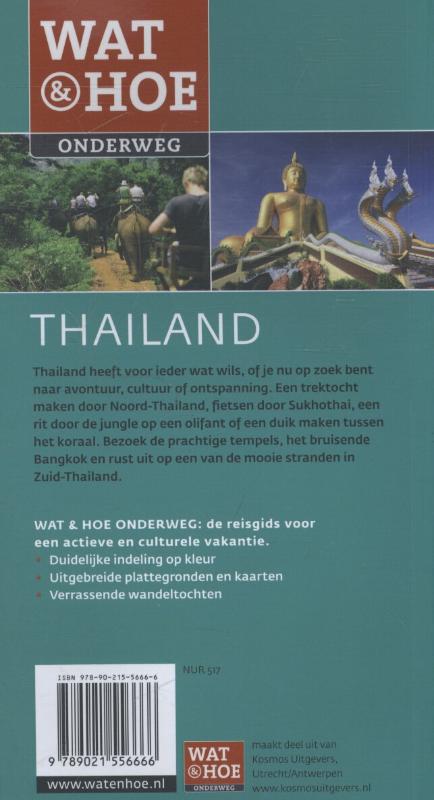 Achterkant van Wat & Hoe Onderweg Thailand