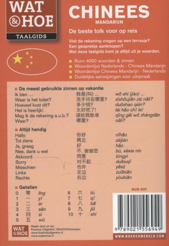 Achterkant van Chinees Mandarijn