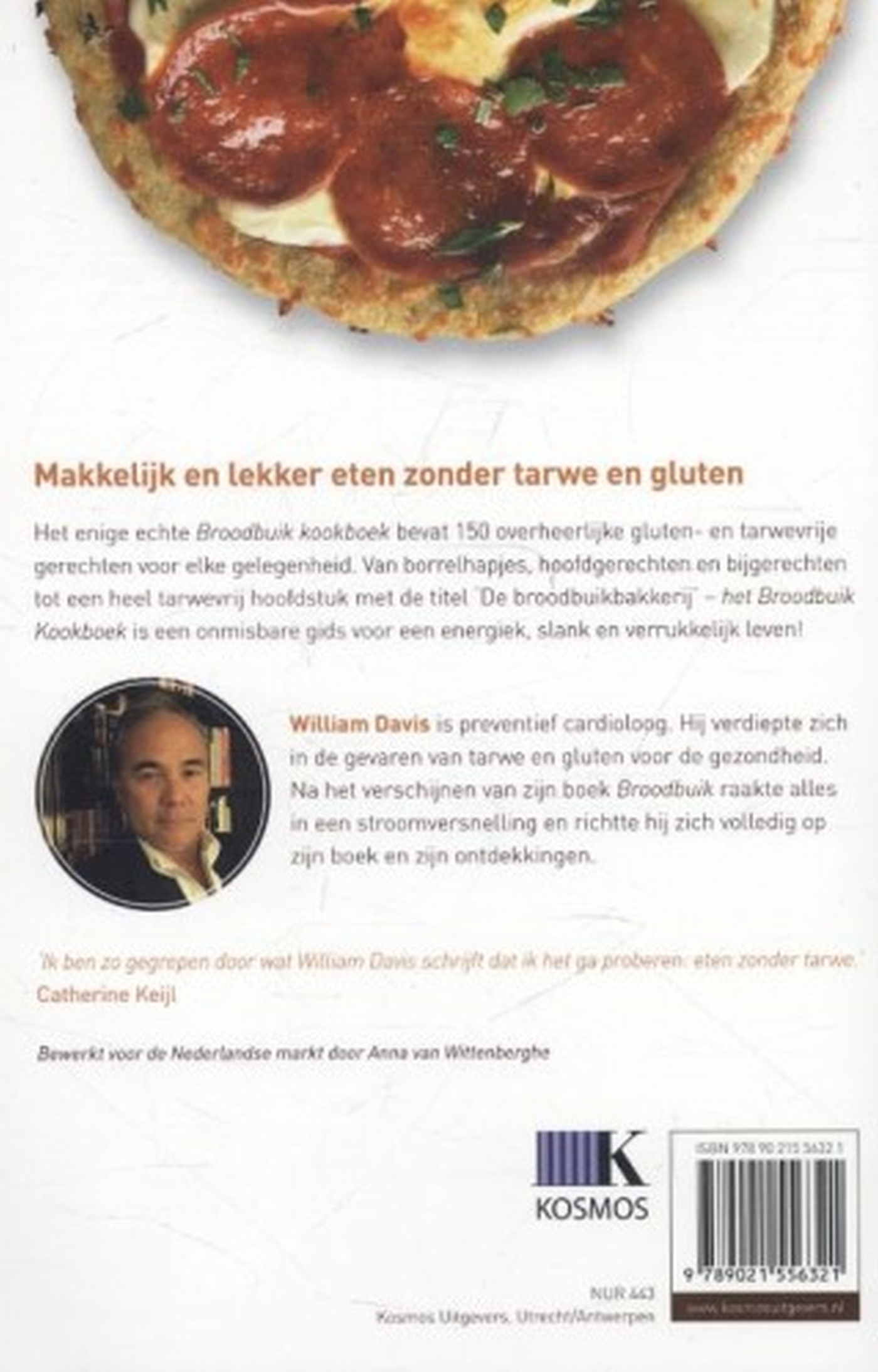 Achterkant van Broodbuik kookboek