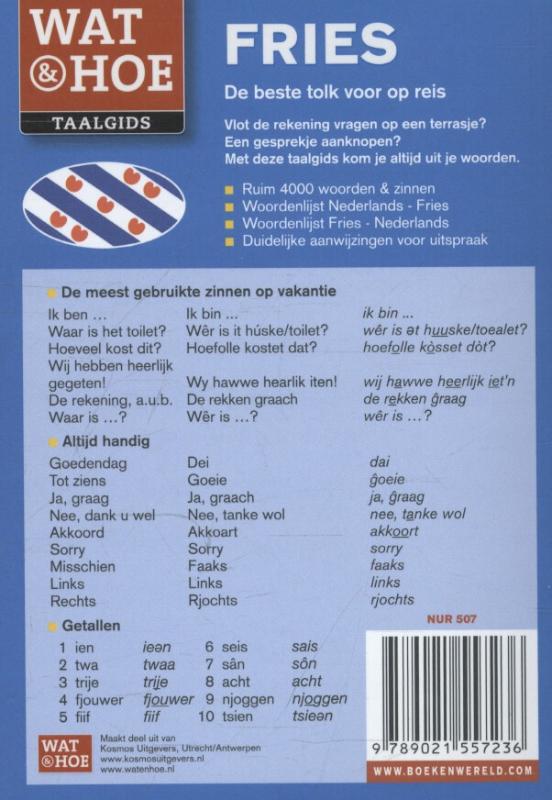 Achterkant van Fries