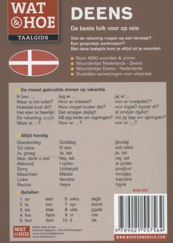 Achterkant van Deens