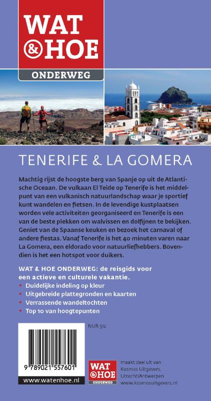 Achterkant van Tenerife en La Gomera