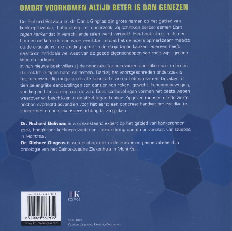 Achterkant van Voorkomen van Kanker
