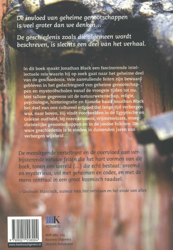 Achterkant van De geheime geschiedenis van de wereld