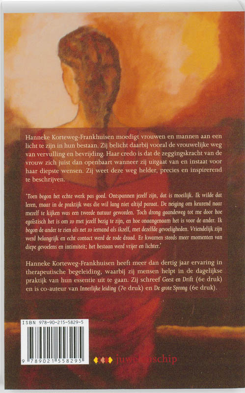Achterkant van Een vrouwelijke weg van vervulling