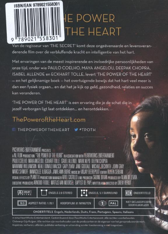 Achterkant van The power of the hart
