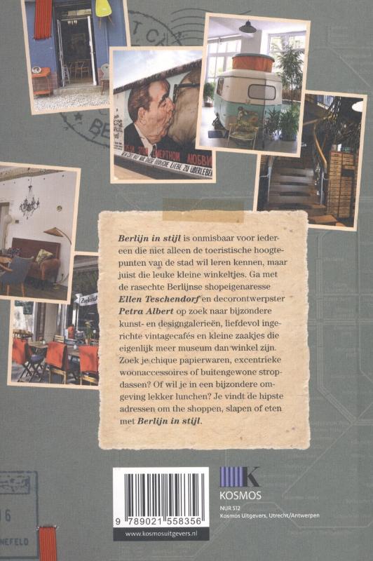 Achterkant van Berlijn in stijl