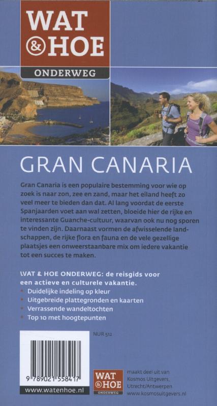 Achterkant van Wat & Hoe Onderweg Gran Canaria