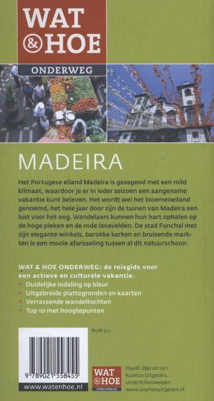 Achterkant van Wat & Hoe Onderweg Madeira