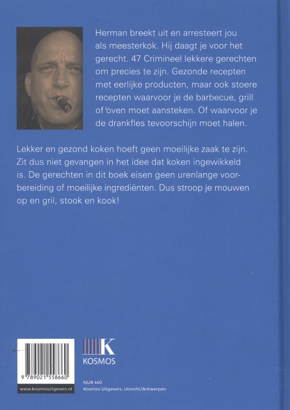 Achterkant van Herman breekt uit