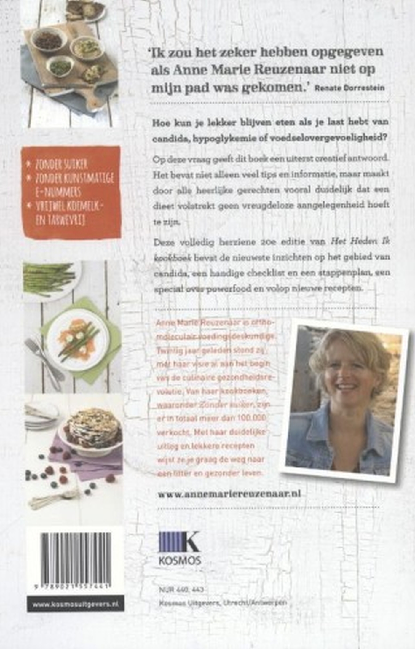 Achterkant van Natuurlijk! Het heden ik kookboek