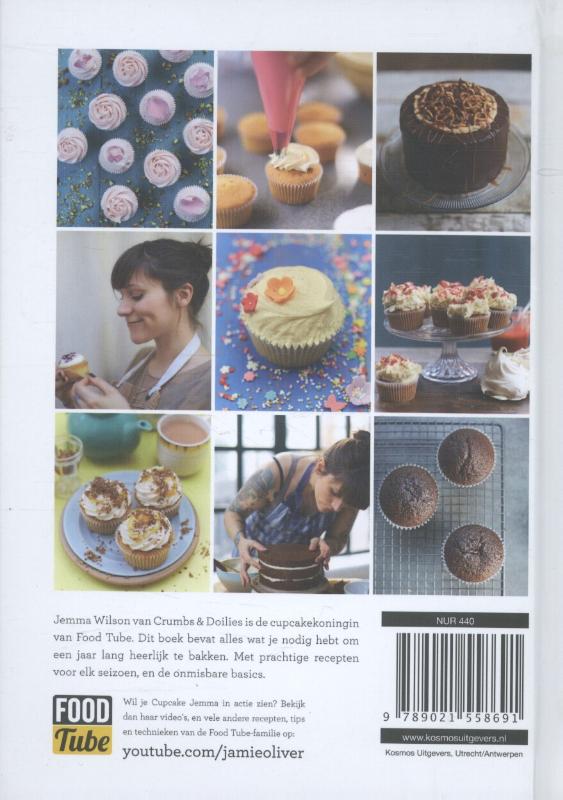 Achterkant van Het cake-boek