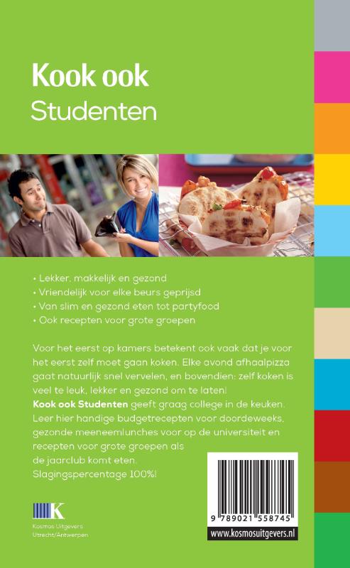 Achterkant van Studenten