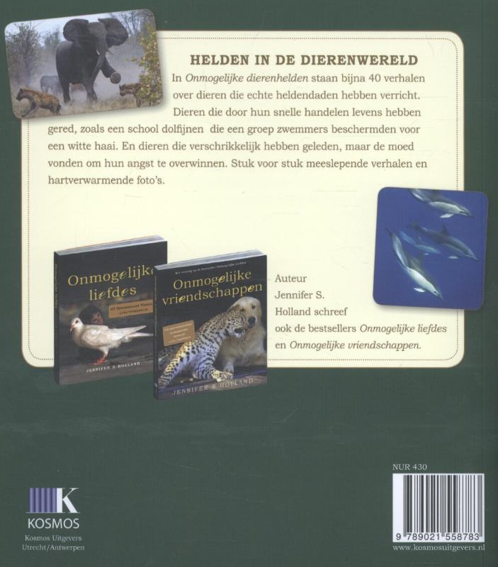Achterkant van Onmogelijke dierenhelden