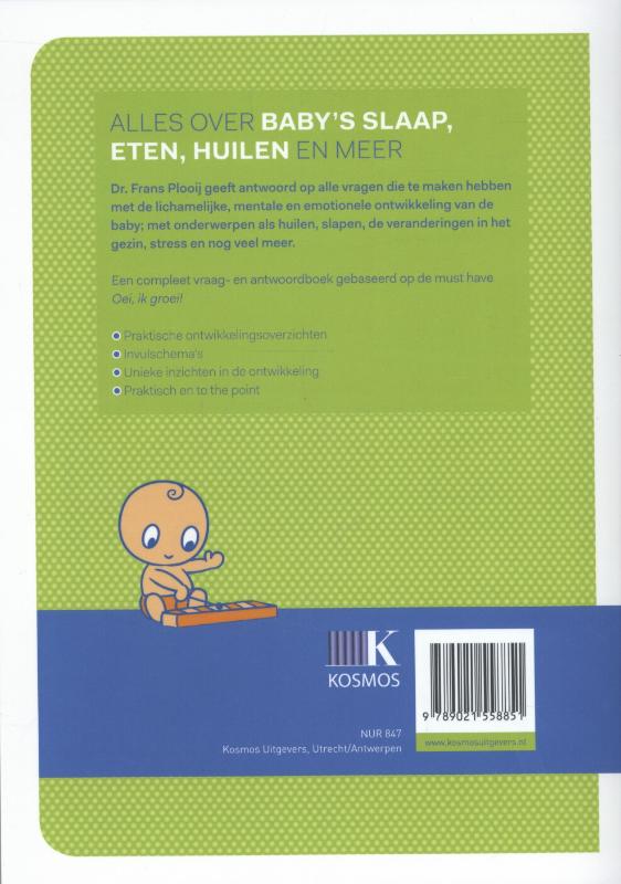 Achterkant van Oei, ik groei! Weetjes en mijlpalen