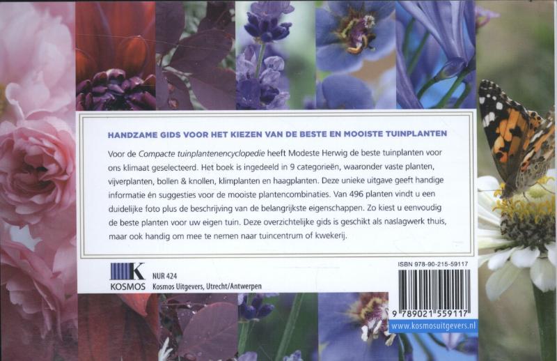 Achterkant van Compacte tuinplantenencyclopedie