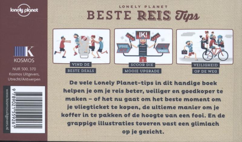 Achterkant van Lonely planet beste reistips