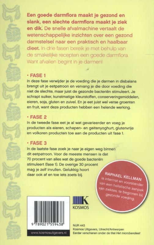 Achterkant van De snelle afvalmachine