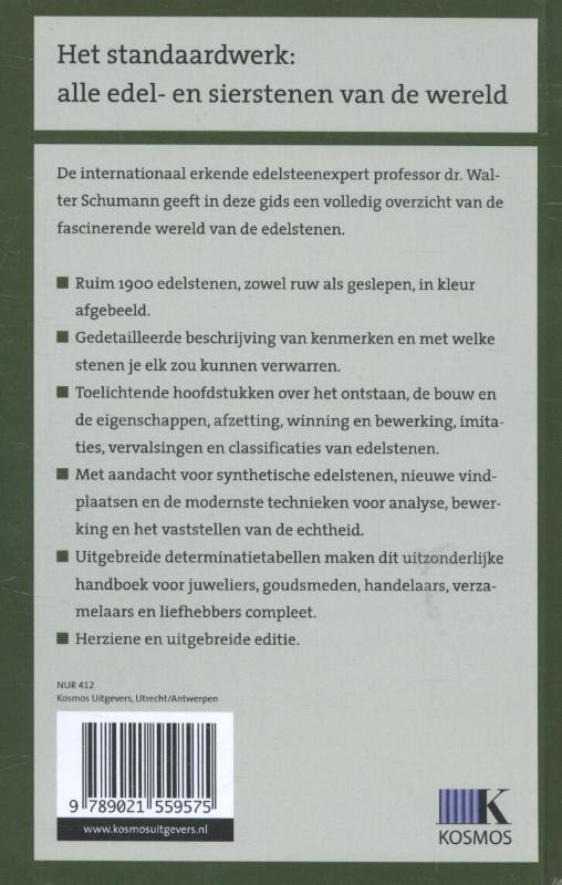 Achterkant van Gids van edel- en sierstenen