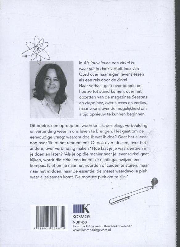Achterkant van Als jouw leven een cirkel is, waar sta je dan?