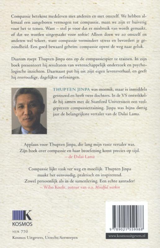 Achterkant van Compassie voor beginners