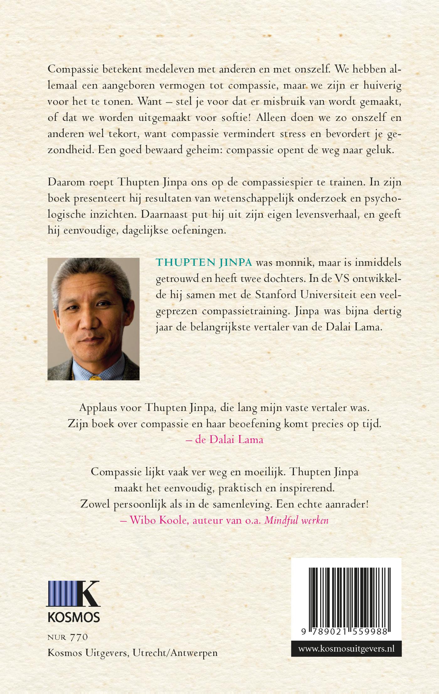 Achterkant van Compassie voor beginners