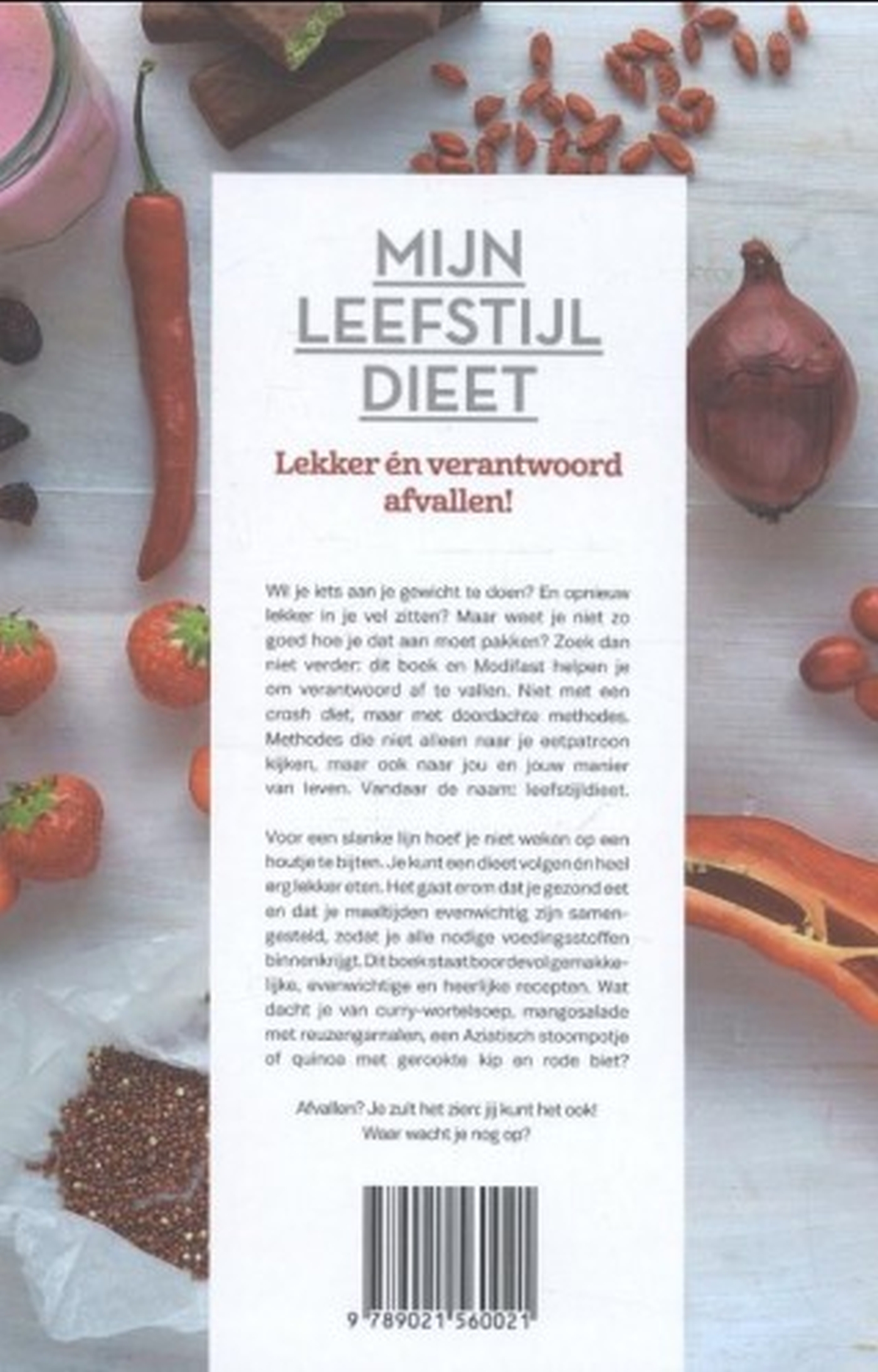 Achterkant van Mijn leefstijl dieet