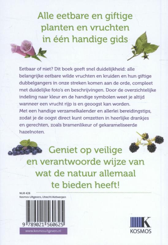 Achterkant van Eetbare en giftige wilde planten