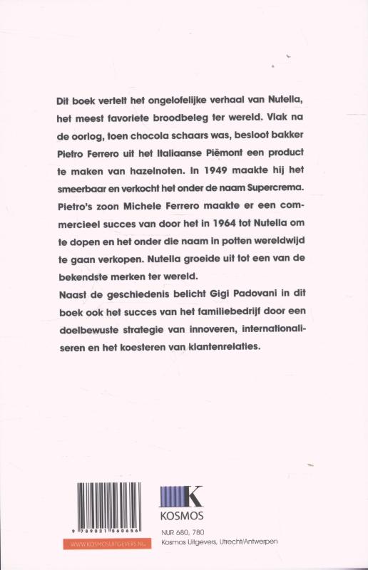 Achterkant van De wereld van Nutella