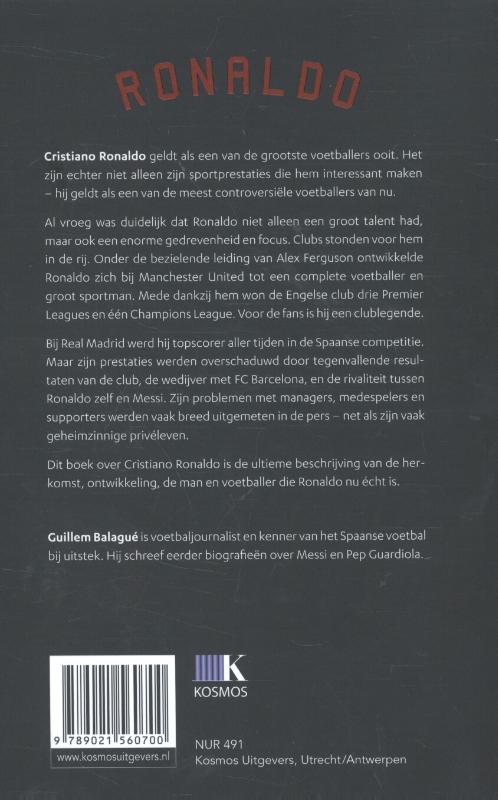 Achterkant van Cristiano Ronaldo