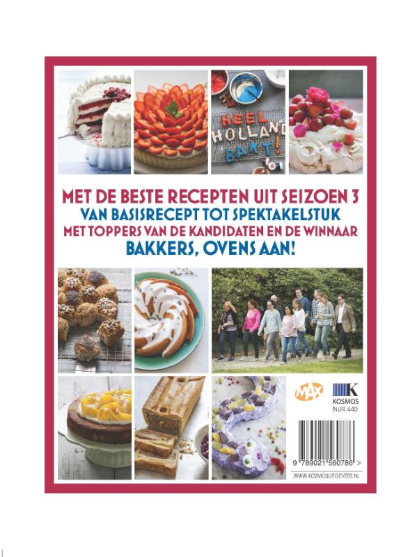 Achterkant van Het nieuwe grote bakboek Heel Holland bakt