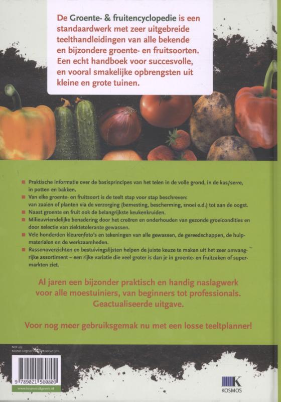 Achterkant van Groente- en fruitencyclopedie