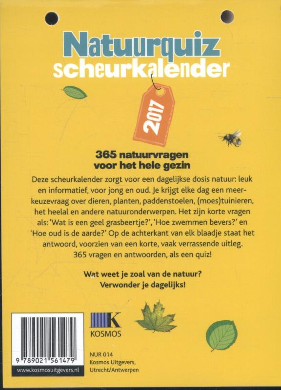 Achterkant van 2017