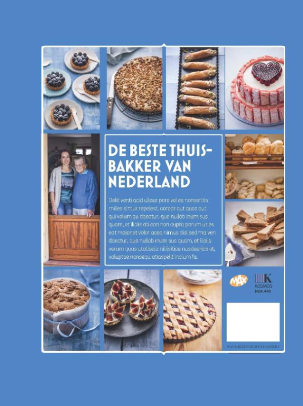 Achterkant van Het Italiaanse bakboek van Sarena Solari