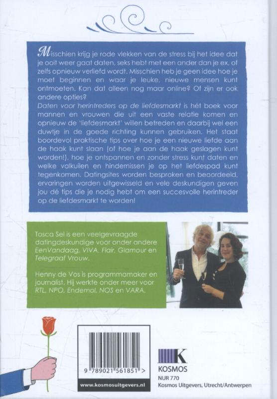 Achterkant van Daten voor herintreders op de liefdesmarkt