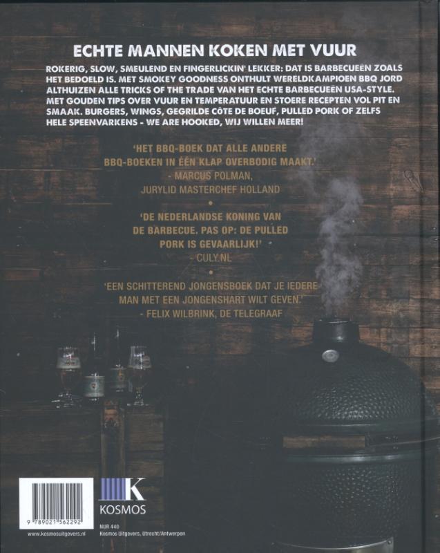 Achterkant van Smokey goodness