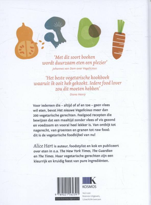 Achterkant van Het nieuwe Vegalicious