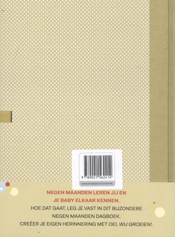 Achterkant van Oei, wij groeien!